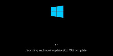 scanning repairing drive c