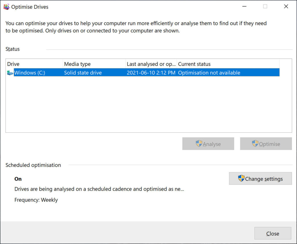 hard drive ssd defragmentation